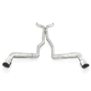 Chevrolet Camaro Performance Exhaust - Stainless Works - Cat Back, 3in Dual Chambered, X-Pipe, Factory Connect - `10-`15
